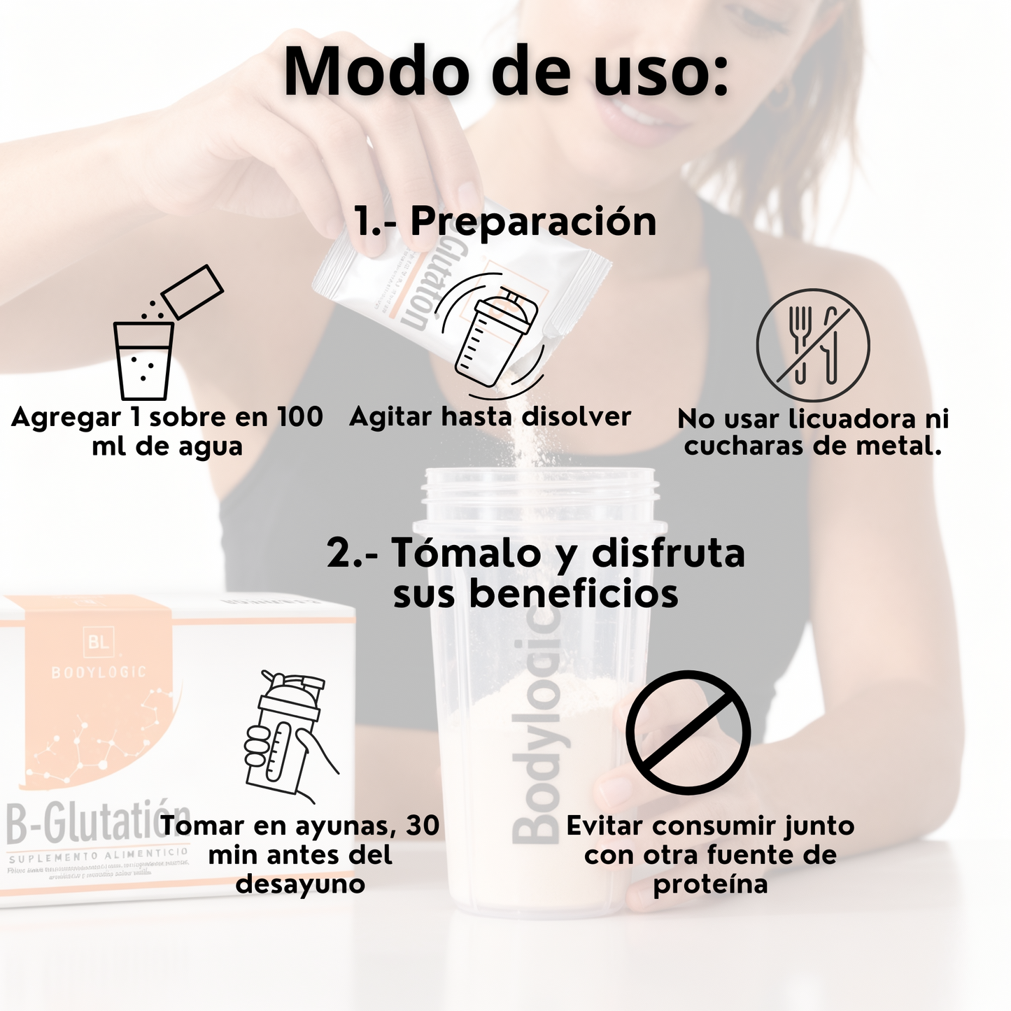 B-Glutatión | Precursor de Glutatión & Antioxidante Natural | 30 Sobres