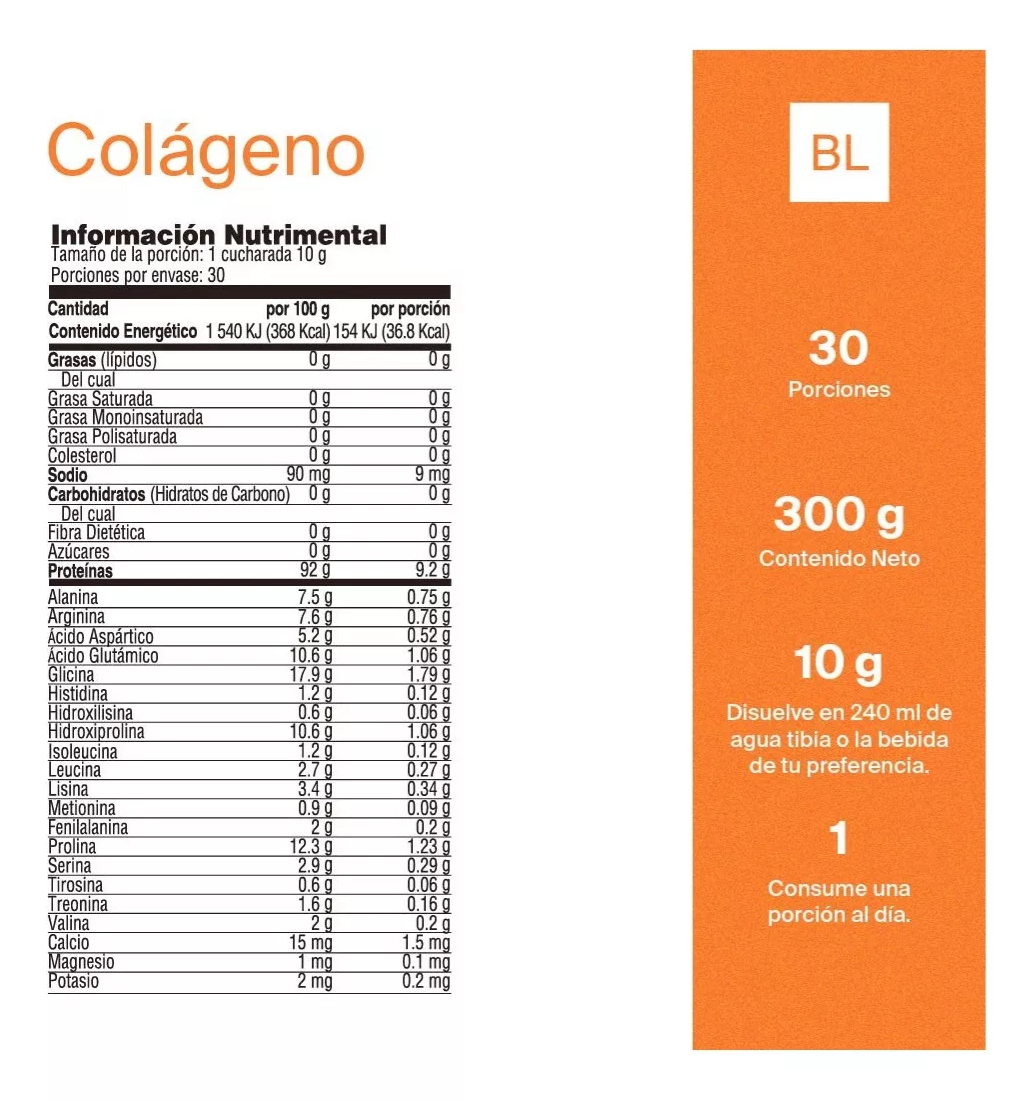 Colageno Hidrolizado Puro y Bioactivo en Polvo | Doble Hidrolizado | Alta Pureza y Máxima Absorción