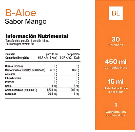 B-Aloe Mango | Aloe vera y vitamina C