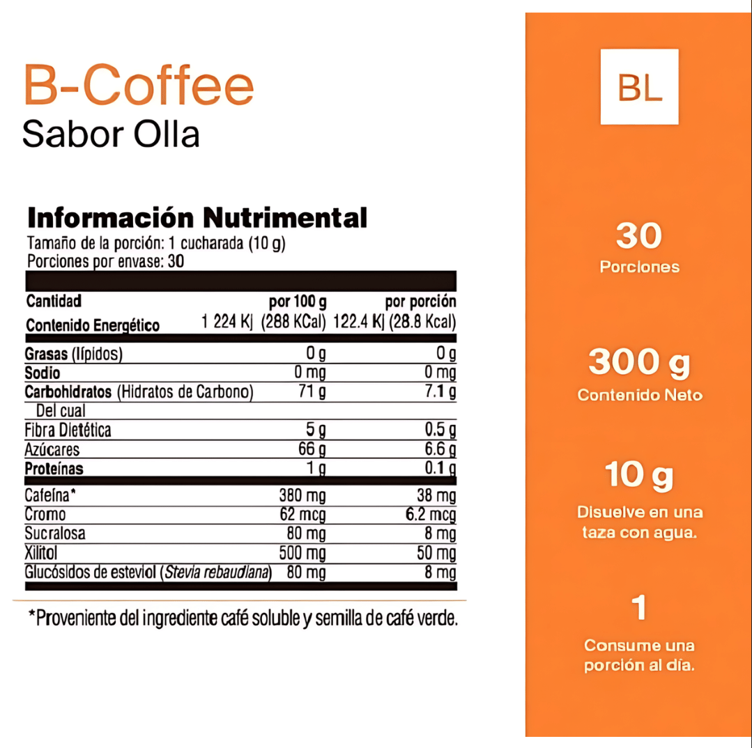 B Coffe De Olla | Café De Olla Soluble 30 Sobres