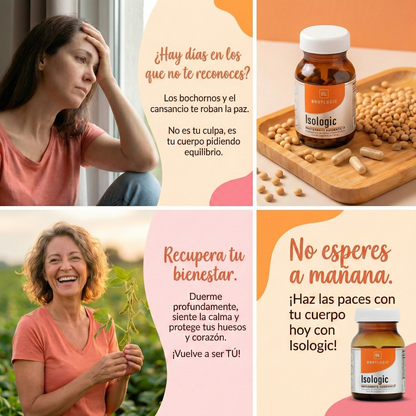 Isologic con Isoflavonas de soya | 30 capsulas