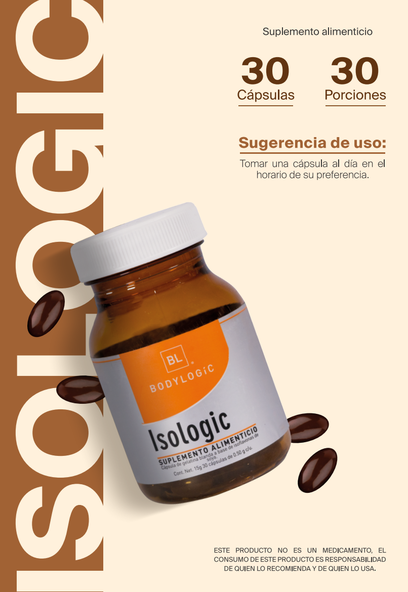 Isologic con Isoflavonas de soya | 30 capsulas