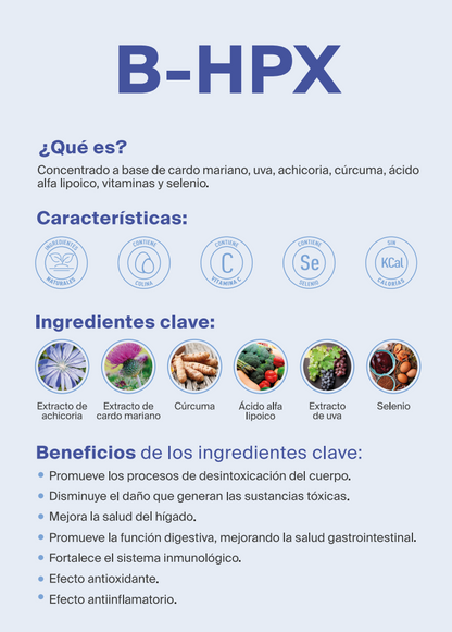 B-HPX con cúrcuma, acido alfa lipoico y vitaminas