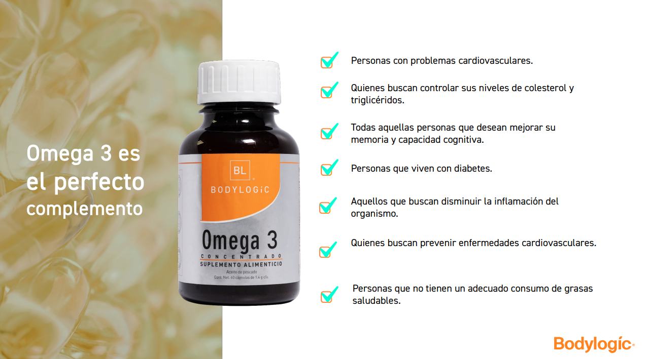 Omega 3 con EPA, DHA y Vitamina E | 60 Capsulas