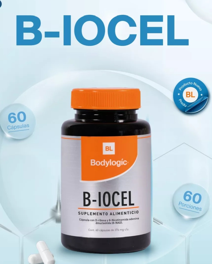 B-IOCEL | NAD+ y D-Ribosa 60 capsulas