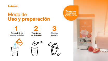 B-Shake Malteada de Fresa