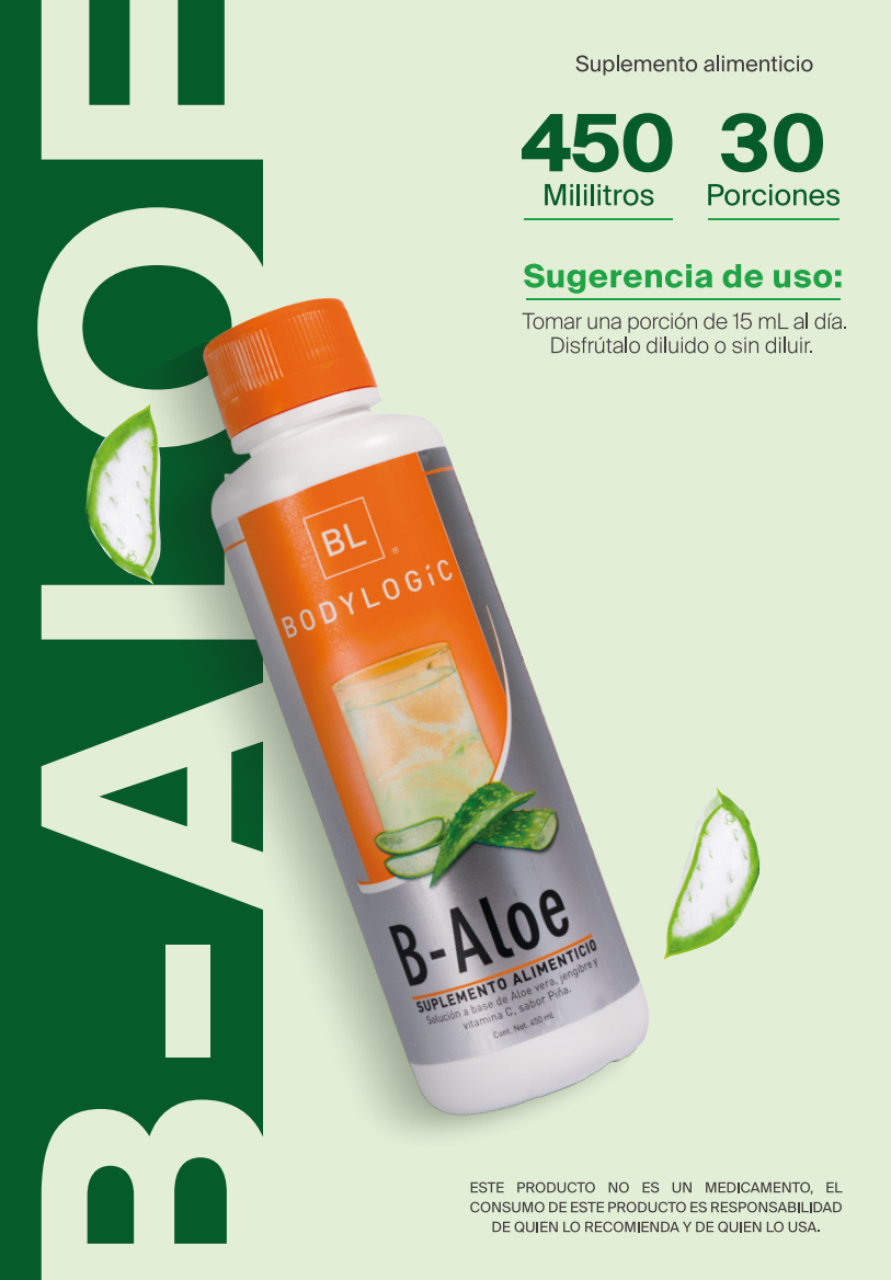 B-Aloe | Aloe vera, jengibre y vitamina C